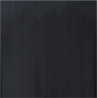 vidaXL Teppich Rechteckig Schwarz 100x100 cm Bambus 376798