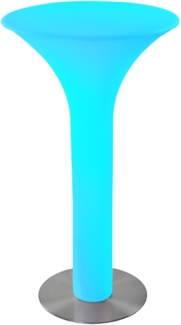 wuuhoo® I LED Tisch mit 16 Farben dimmbar und Akku I Farbwechsel mit Fernbedienung I Witterungsbeständig, Wasserfest für Innen und Außen I Garten-Deko und Event-Deko Cosmo