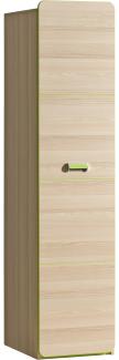 99rooms Laterne Kleiderschrank II Limette Esche