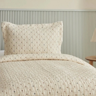 Karaca Bettwäsche Karaca Home Young Oxxo Tagesdecke Set Einzelbett 180x230 + Kissenbezug