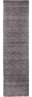 Morgenland Gabbeh Teppich - Softy - Uni - läufer - 200 x 80 - Grau