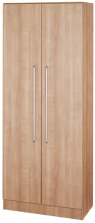 Schrank 5 Ordnerhöhen mit Sockel RE Nussbaum / Nussbaum