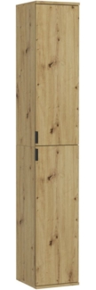 INOSIGN Garderobenschrank Trondheim, Höhe 193 cm, 2 Türen, 6 Fächer, 4 Einlegeböden 1 Kostruktionsboden, Türanschlag wechselbar, Garderobenschrank,Schrank