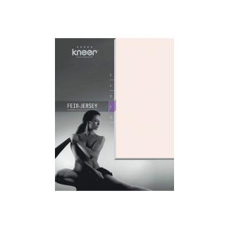 Kneer Fein Jersey Spannbetttuch 140x200 - 160x200 cm zartrose (41)