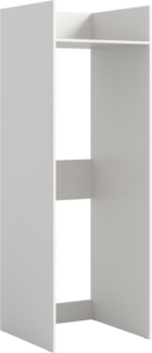 welltime Waschmaschinenumbauschrank FALAS, TOPSELLER, Höhe 195 cm, 1 Boden, für Waschmaschine &Trockner (1-St, in verschiedenen Farben erhältlich) Waschmaschine, Trockner, Waschmaschinenschrank, Umbauschrank, Wäsche