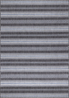 Outdoor Teppich Stefano rechteckig - 120x170 cm - Schwarz