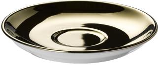 Dibbern Solid Color Gold Espresso Untertasse Classico