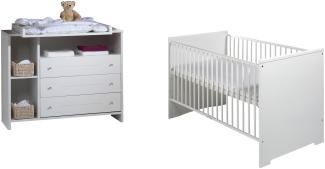 Schardt 'Eco Stripe' 2-tlg. Babyzimmer-Set weiß