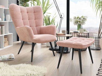 Sessel Gunar, Farbe: Rosa HCD-53