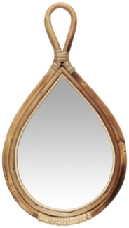 Spiegel Handspiegel Oval Bambus L 35cm Ib Laursen 9129-30