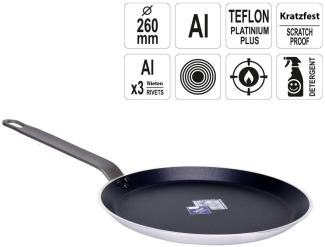 YATO Profi Crepe Pfanne YG-00152 Ø26cm Aluminium Teflon Beschichtung