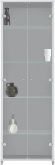 fif möbel Vitrine OPTIMA Standvitrine/Glasvitrine 2x Glastür,perfekt für Sammler,Sammlervitrine