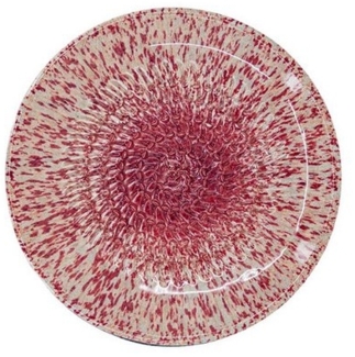 Kaladia Multireibe Reibeteller in Pink gesprenkelt - zum Zerkleinern von Zutaten, Keramik, handbemalte Küchenreibe aus Keramik - Made in Spain