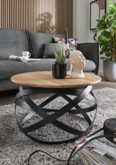 Faktorei Luca Beistelltisch Wildeiche/Metall