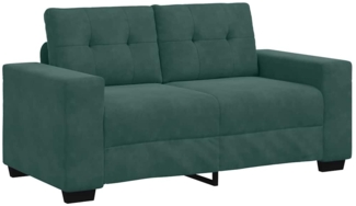 vidaXL Zweisitzer-Sofa Dunkelgrün 120 cm Samt 4105112