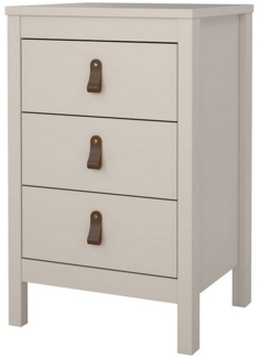 ebuy24 Nachttisch Madrid Nachttisch 3 Schubladen Cashmere.