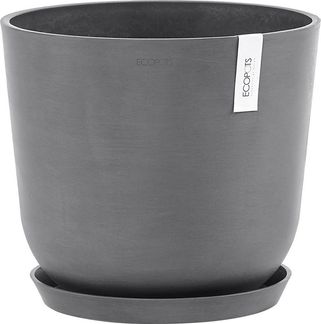 Ecopots Pflanztopf Oslo Ø 35 x 30,5 cm grau