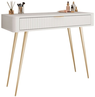 Lookway Konsolentisch SCARLETT mit Schublade und Metallfüße (1x Konsole), Breite: 100 cm