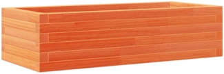 vidaXL Pflanzkübel Wachsbraun 90x40x23 cm Massivholz Kiefer 847225