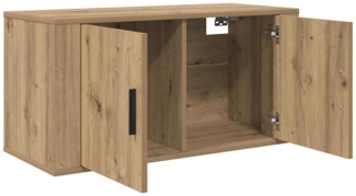 vidaXL Wandmontiertes TV-Regal Artisan-Eiche 80 x 34,5 x 40 cm 881151
