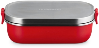 Le Creuset Lunchbox 900ml Kirschrot Edelstahl