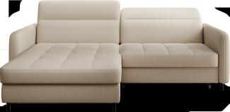 Gomsi, Ecksofa, Eckcouch, Beige