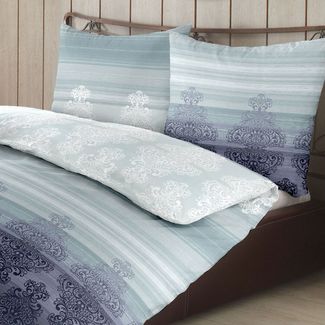 TRAUMSCHLAF Bettwäsche Aura, Biber, 3 teilig, Biberbettwäsche weich und kuschelig