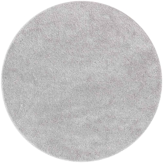 vidaXL Teppich Grau 120 x 120 cm Polypropylen 4019781