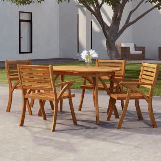 vidaXL Gartentisch 150x90x75 cm Massivholz Akazie 363306