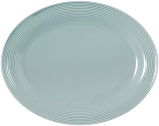 Seltmann Weiden Beat Color Glaze Servierplatte oval 35 x 28 cm - Arktisblau - DS