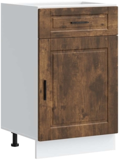 vidaXL Küchenunterschrank Porto Räuchereiche Holzwerkstoff 853962