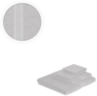 Handtücher Kombi Basis Ergänzungsset 4teilig 500 g/m Silber