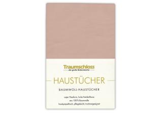 Traumschloss Betttuch Haustuch, 100% Baumwolle, Gummizug: ohne, (1 Stück), aus 100% Baumwolle, ohne Gummizug