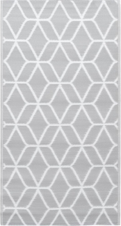 vidaXL Outdoor-Teppich Grau 160x230 cm PP 310422