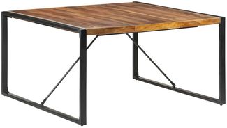 vidaXL Esstisch 140x140x75 cm Massivholz 321574