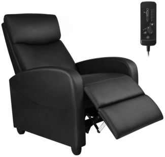 SURFOU Relaxsessel Schaukelsessel sofa Rocking Chair Schwingsessel Fernsehsessel, Liegefunktion Relaxsessel Leder Liegesessel Rutschfest TV-Sessel