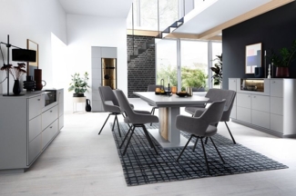 BAYONNE Bank - Dunkelgrau-Grau / 155cm