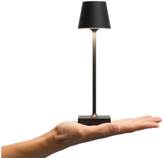 SIGOR LED Tischleuchte Stilvolle Akku-Tischlampe Nuindie pocket, LED fest integriert, Warmweiß, Extra Warmweiß, kabellos