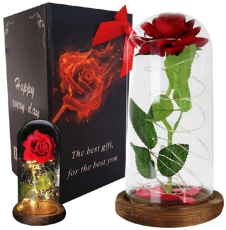 VERK GROUP Geschenkbox Ewige Rose im Glas Rose Geschenke für Frauen