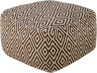 Pouf MANISA Braun 60 cm 60 cm