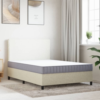 vidaXL Matratze Schaumstoff Mittelweich 140x190 cm 373023