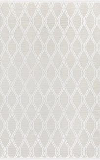 Teppich Recycle Läufer 200 x 200 cm Polyester Beige 88648408 [en. casa]