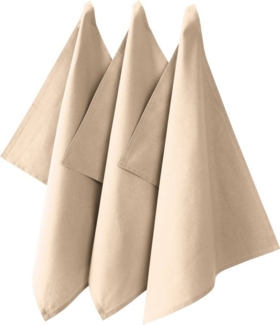 REDBEST Geschirrtuch Geschirrtuch "Seattle" 3er-Pack, Baumwolle Uni