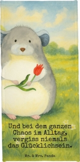 Mr. & Mrs. Panda Handtuch Chinchilla Blume Design, Badehandtuch, Gelb Pastell, Gästehandtuch, C, Kunstfaser (Packung, 1-St)