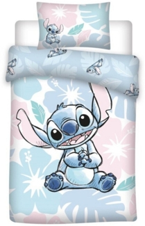 Lilo & Stitch Baumwolle Bettbezug – Bettwäsche Set 100 x 140 cm + 40 x 60 cm für Kinder