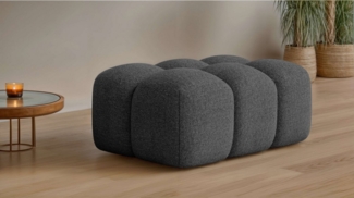 OTTO home Polsterhocker KALLIE Sitzhocker, Bubble-Optik, Maße B/T/H: 90/60/44 cm, moderne Steppung, hoher Sitzkomfort und modernes Design