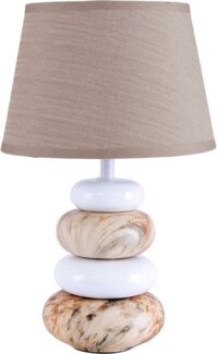 näve Tischleuchte Stoney, ohne Leuchtmittel, Keramik