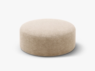 Micadoni Pouf Dia 90cm Boucle Rolf Sand