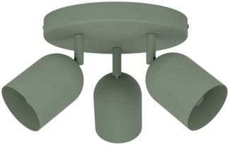 Eglo Leuchten 3er Spot Rondell Tilston Ø 25 x 21 cm grün