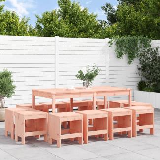 vidaXL 13-tlg. Garten-Essgruppe Massivholz Douglasie 3157726